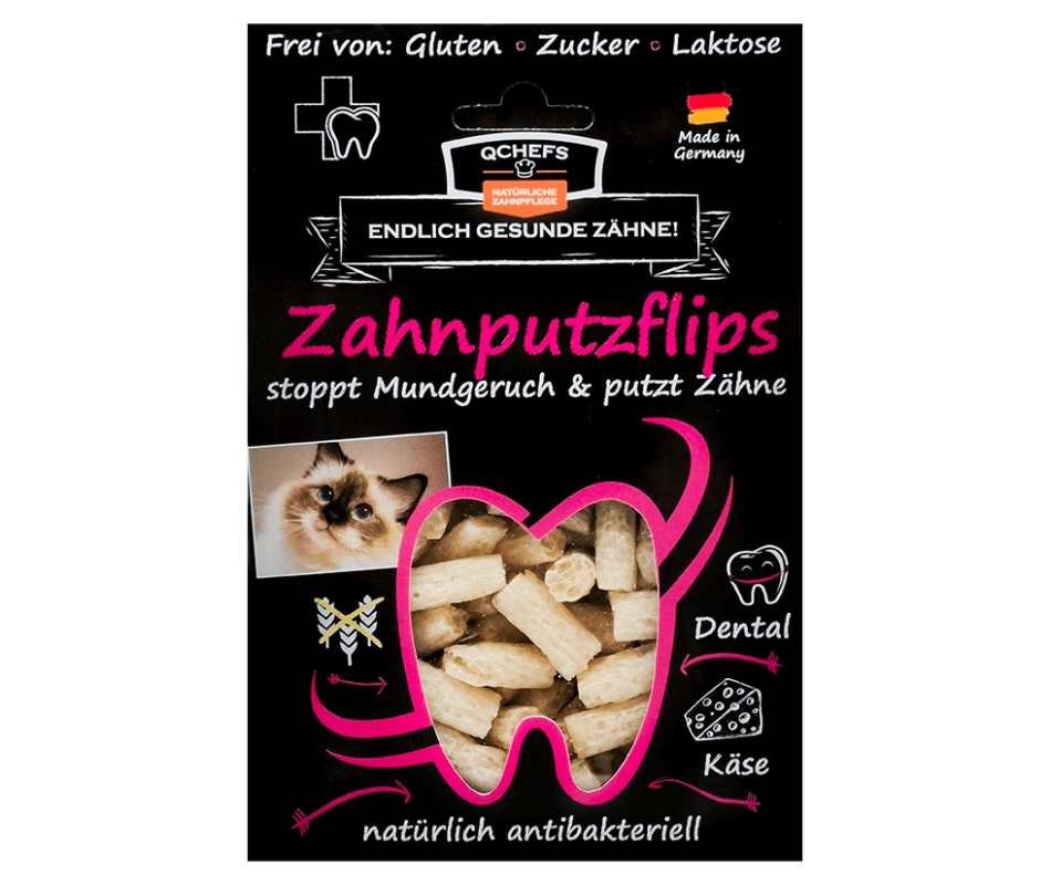 Q-Chefs Tyčinky na čištění zubů pro kočky Zahnputzflips Q-Chefs Tyčinky na čištění zubů pro kočky Zahnputzflips