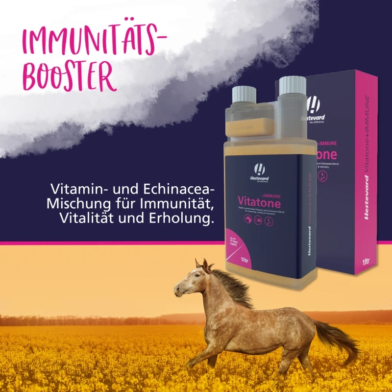 Koncentrovaná směs vitamínů a echinacey Hestevard Veterinary Vitatone Immune Koncentrovaná směs vitamínů a echinacey Hestevard Veterinary Vitatone Immune