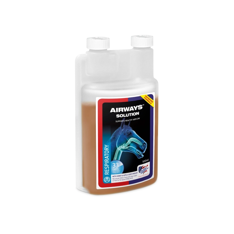 Equine America Airways solution pro rychlé zvýšení průchodnosti dýchacích cest Equine America Airways solution pro rychlé zvýšení průchodnosti dýchacích cest