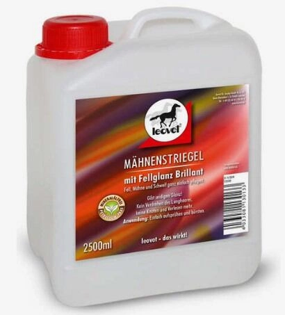 Jemný lesk s hedvábným efektem pro srst, hřívu a ocas Leovet Silkcare Striegel Jemný lesk s hedvábným efektem pro srst, hřívu a ocas Leovet Silkcare Striegel