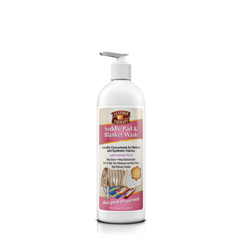Pro praní podsedlovek, dek i rajtek v pračce Saddle pad and blanket wash