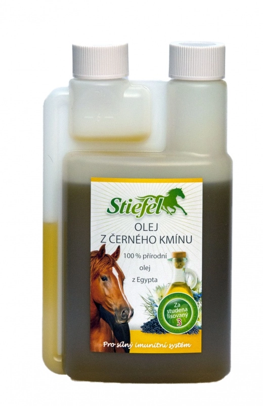 Stiefel Olej z Černého kmínu pro silný imunitní systém, láhev s dávkovačem 250ml Stiefel Olej z Černého kmínu pro silný imunitní systém, láhev s dávkovačem 250ml