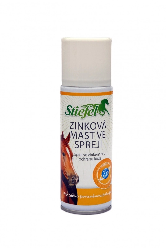 Stiefel Zinková mast ve spreji pro použití při kožních problémech, láhev 200 ml Stiefel Zinková mast ve spreji pro použití při kožních problémech, láhev 200 ml