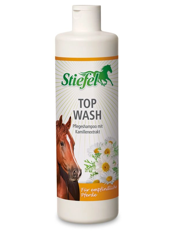 Stiefel Top wash, šampón pro citlivé koně, láhev 500 ml Stiefel Top wash, šampón pro citlivé koně, láhev 500 ml