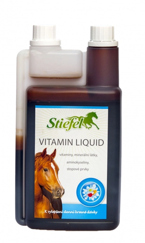 Stiefel Vitamin liquid, tekutá kombinace důležitých stopových prvků a aminokyselin, láhev s odměrkou 1 l Stiefel Vitamin liquid, tekutá kombinace důležitých stopových prvků a aminokyselin, láhev s odměrkou 1 l