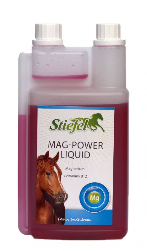 Mag Power liquid (Stiefel Mag Power liquid proti stresu a na zklidnění, láhev s dávkovačem 1 l)