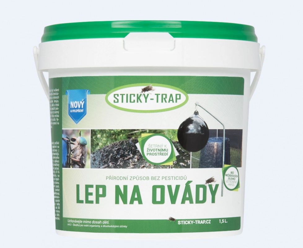 Sticky trap Past na ovády 1,5l Sticky trap Past na ovády 1,5l