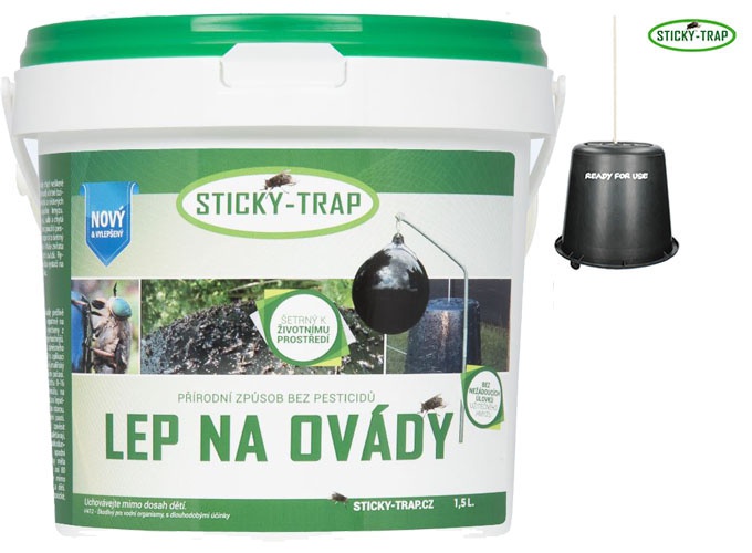 Sticky Trap Set Kyblík a Lep 1,5 l