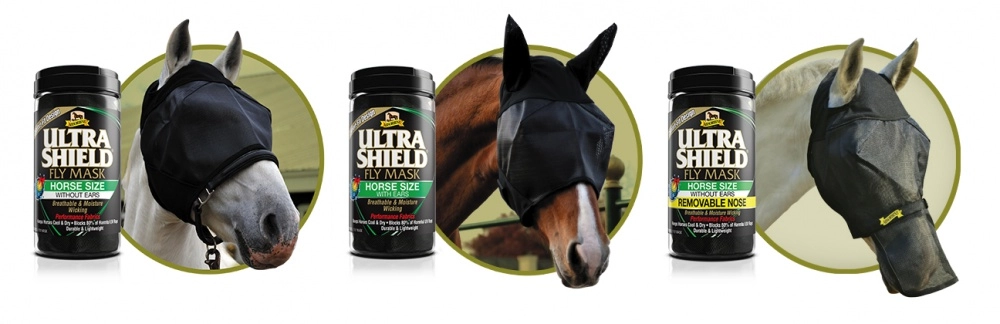 Maska proti hmyzu s ušima a prodloužením na nos Absorbine UltraShield Maska proti hmyzu s ušima a prodloužením na nos Absorbine UltraShield