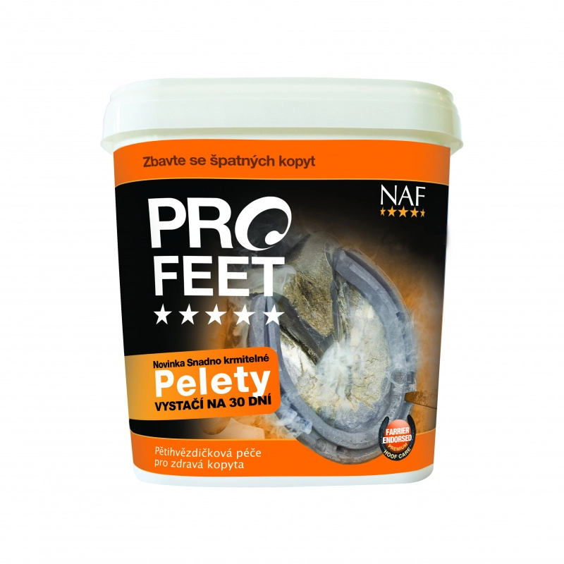 NAF Pro Feet liquid pro zdravá kopyta s biotinem
