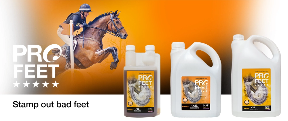 NAF Pro Feet liquid pro zdravá kopyta s biotinem