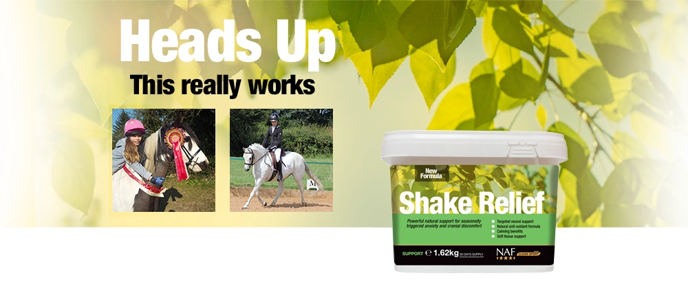 NAF Shake relief pro pro muchaře a koně postižené letní vyrážkou NAF Shake relief pro pro muchaře a koně postižené letní vyrážkou