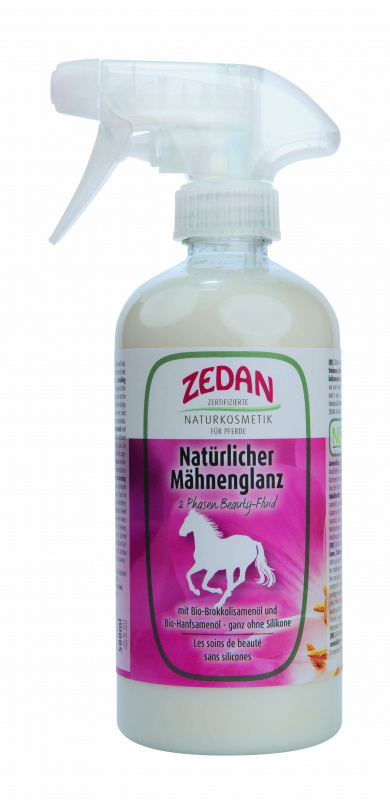 Zedan Přírodní lesk na hřívu Maehnenglanz lahev s rozprašovačem 500 ml