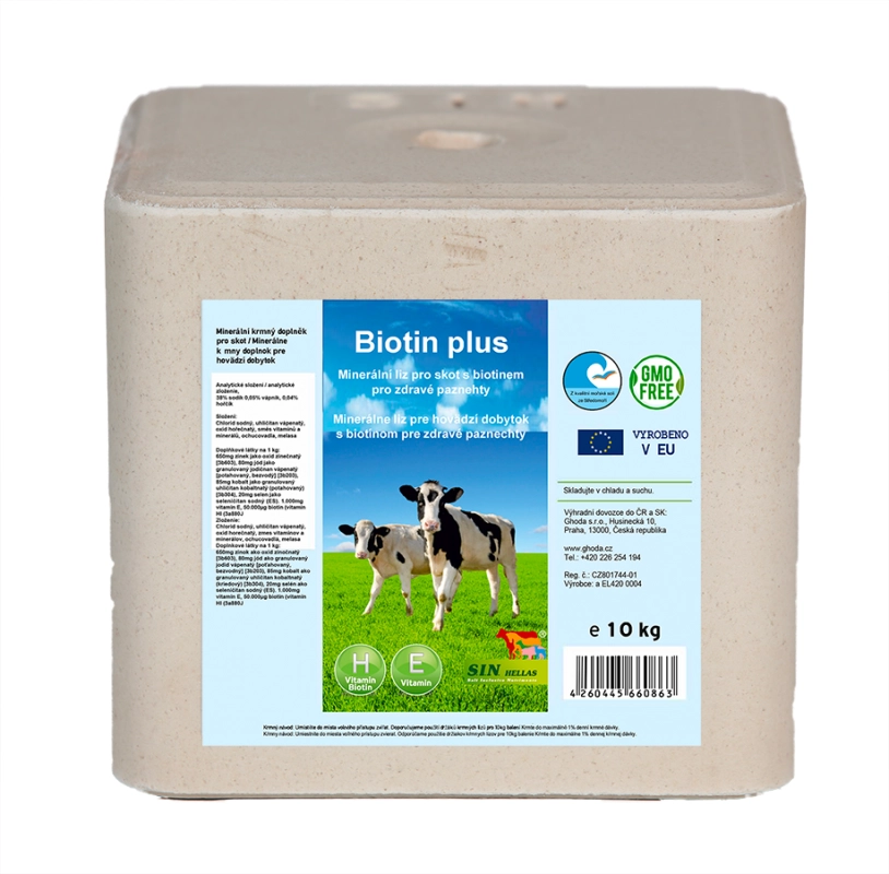 Minerální liz s biotinem Biotin plus Minerální liz s biotinem Biotin plus