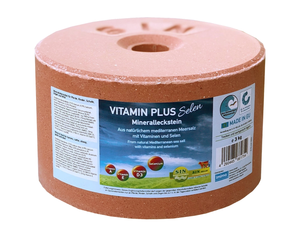 Minerální liz pro koně Vitamín plus selen 3kg Minerální liz pro koně Vitamín plus selen 3kg
