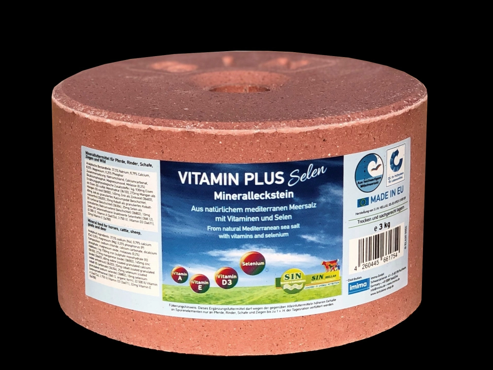 Minerální liz pro koně Vitamín plus selen 3kg Minerální liz pro koně Vitamín plus selen 3kg