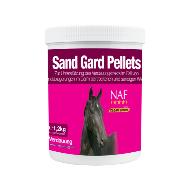 NAF Sand guard pro koně náchylné k pískové kolice s probiotiky, psylliem a vitamíny NAF Sand guard pro koně náchylné k pískové kolice s probiotiky, psylliem a vitamíny