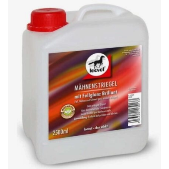 Jemný lesk s hedvábným efektem pro srst, hřívu a ocas Leovet Silkcare Striegel