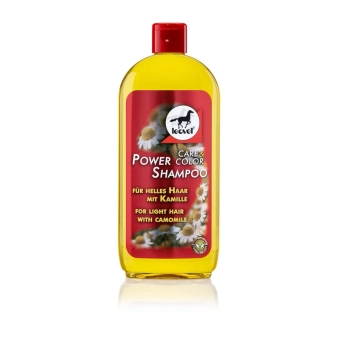 Šampon pro světlé koně s heřmánkem Leovet Power shampoo Kamile
