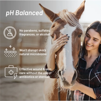 Absorbine Medicinální léčivý šampon pro koně Silver Honey Shampoo