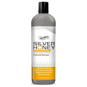 Medicinální šampon pro koně Silver Honey Shampoo, Lahev, 473 ml