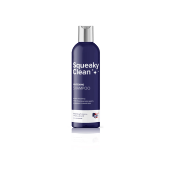 Bieliaci šampón pre svetlé kone s vôňou lesného ovocia Squeaky Clean