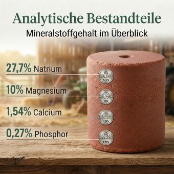 Minerální liz pro prasata s uklidňujícím a relaxačním účinkem Anti-Stress Plus