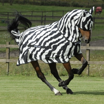Bucas BuzzOff Zebra Full Neck síťovaná deka