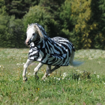 Bucas BuzzOff Zebra Full Neck síťovaná deka