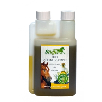 Stiefel Olej z Černého kmínu pro silný imunitní systém, láhev s dávkovačem 250ml