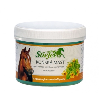 Stiefel koňská mast, revitalizující a regenerující mazání pro šlachy a klouby po těžké práci