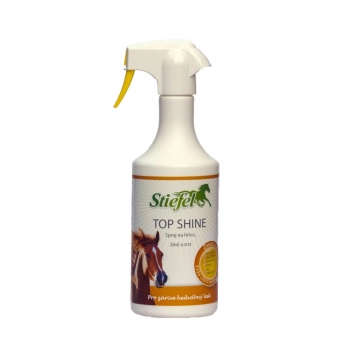 Stiefel Top shine Aloe vera pro svěží hedvábný lesk vašeho koně s Aloe, láhev 750 ml
