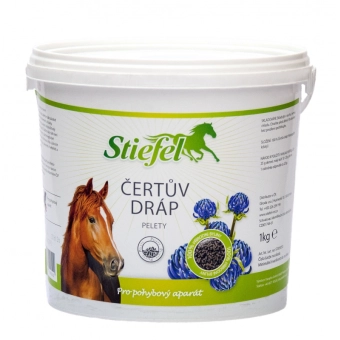 Stiefel Čertův dráp, byliny pro zdravý pohybový aparát, kyblík 1 kg pelety