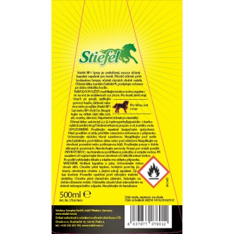 Stiefel Repelent RP1, dlouhotrvající, šetrná ochrana proti hmyzu bez zápachu, gel pro nepřístupná místa 500 ml