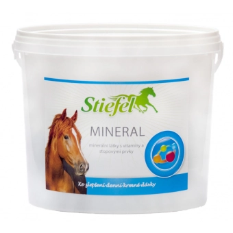 Stiefel Minerál, minerální směs pro koně s vyváženým poměrem minerálů a stopových prvků, kyblík 3 kg