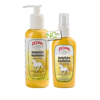 Přírodní hojivé mléko pro intenzivní péči o kůži Natürliche Hautlotion, lahvička s dávkovačem 250ml