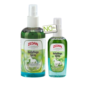Spray pro výživu kopyt Hufpflege Spray čtyři v jednom, lahvička s rozprašovačem 275ml