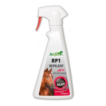 Repelent RP1 Ultra - Ultrasilný sprej pro koně a jezdce, láhev s rozprašovačem 500ml