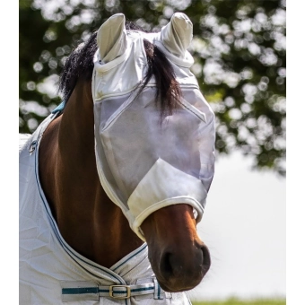 Stříbrná maska Premium (s ušima), Pony