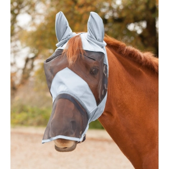 Stříbrná maska Premium s prodloužením na nos, Pony