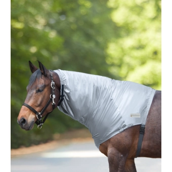 Chránič krku pro muchaře, stříbrný, Pony