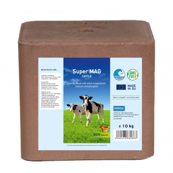 Minerální liz s hořčíkem, vápníkem a fosforem Super Mag EKO, Balení 10kg