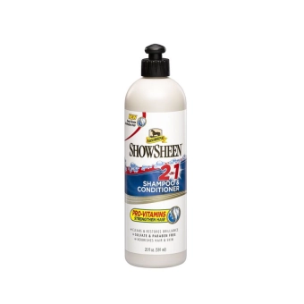 Šampón a kondicionér pro koně Absorbine ShowSheen dva v jednom, láhev 591 ml, Lahev, 591 ml