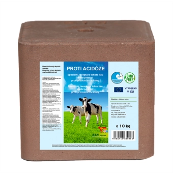 Minerální liz jako prevence acidózy přežvýkavců Anti acidosis, Balení 10kg