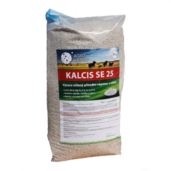 Hnojivo na pastviny obohacené o selen Kalcis SE 25, pytel 25kg