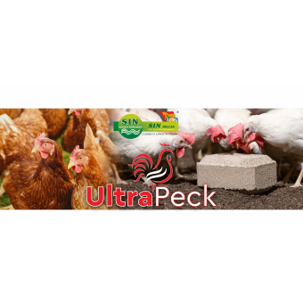 Minerální liz z mořské soli s vitamíny a minerály pro drůbež Ultra Peck EKO